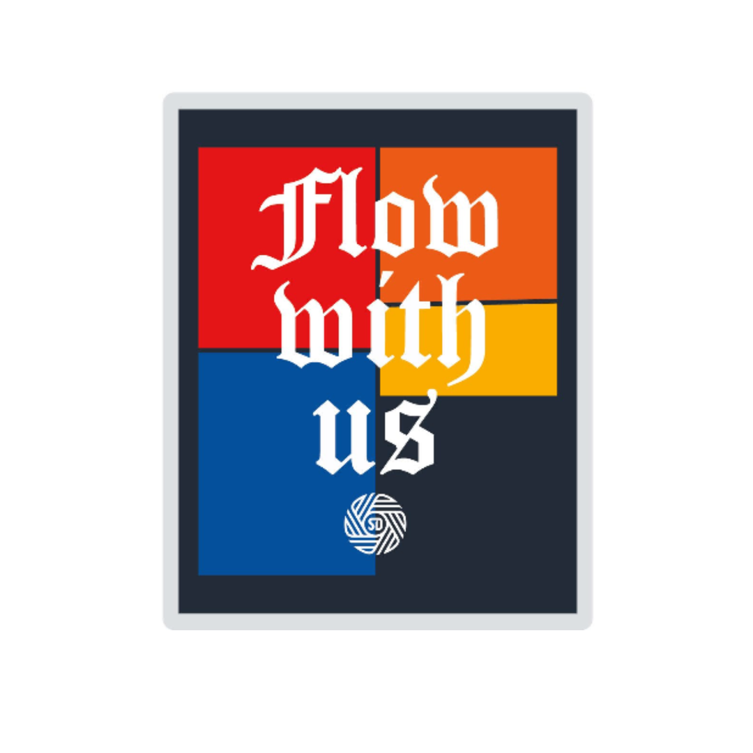Flow With Us Pin