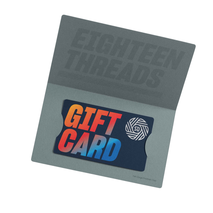 Gift Card - EIGHTEEN THREADS by San Diego Football Club