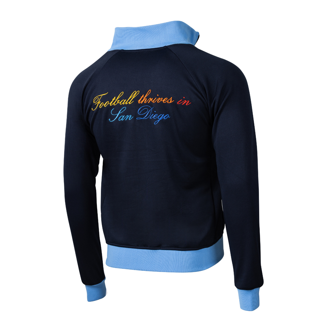 Two Tone Crest Track Jacket
