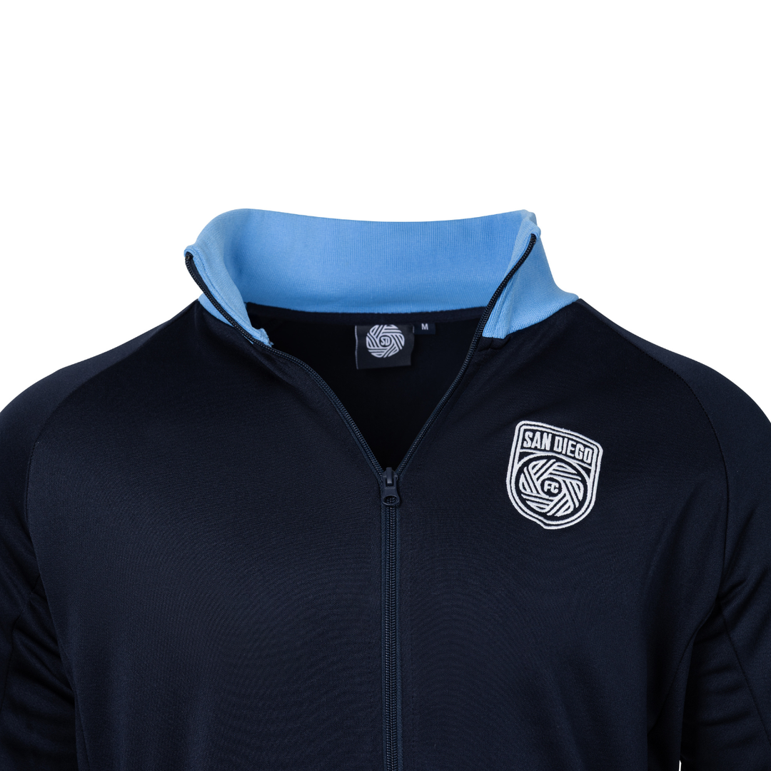 Two Tone Crest Track Jacket