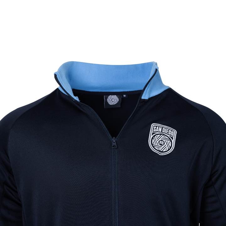 Two Tone Crest Track Jacket