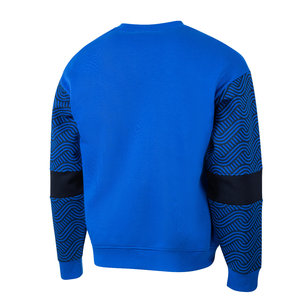 Woven Relaxed Crewneck