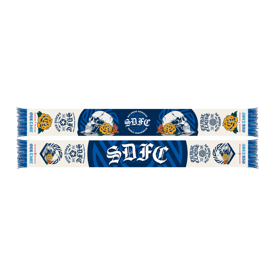 SDFC x Tribal Off White Calaveras Scarf