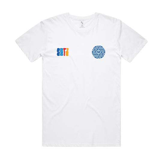 Two Cultures White Tee