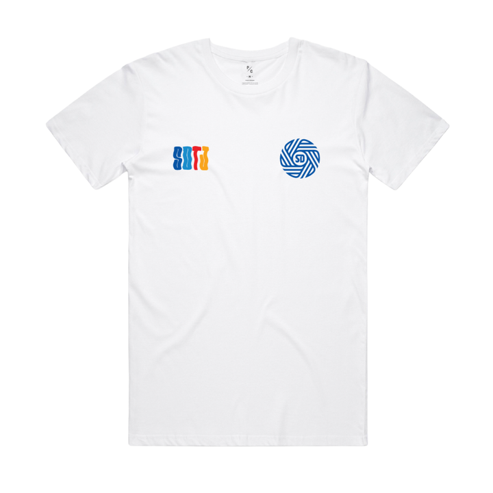 Two Cultures White Tee
