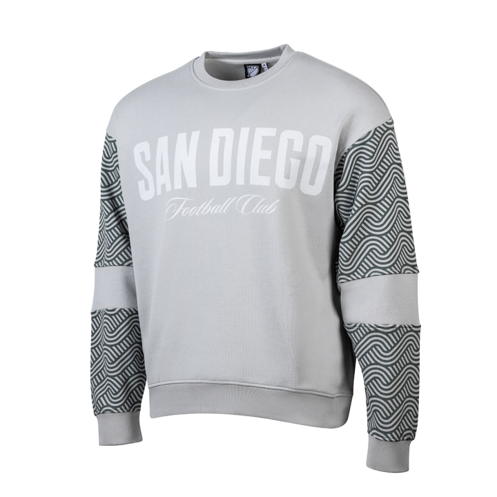 Woven Block Crewneck