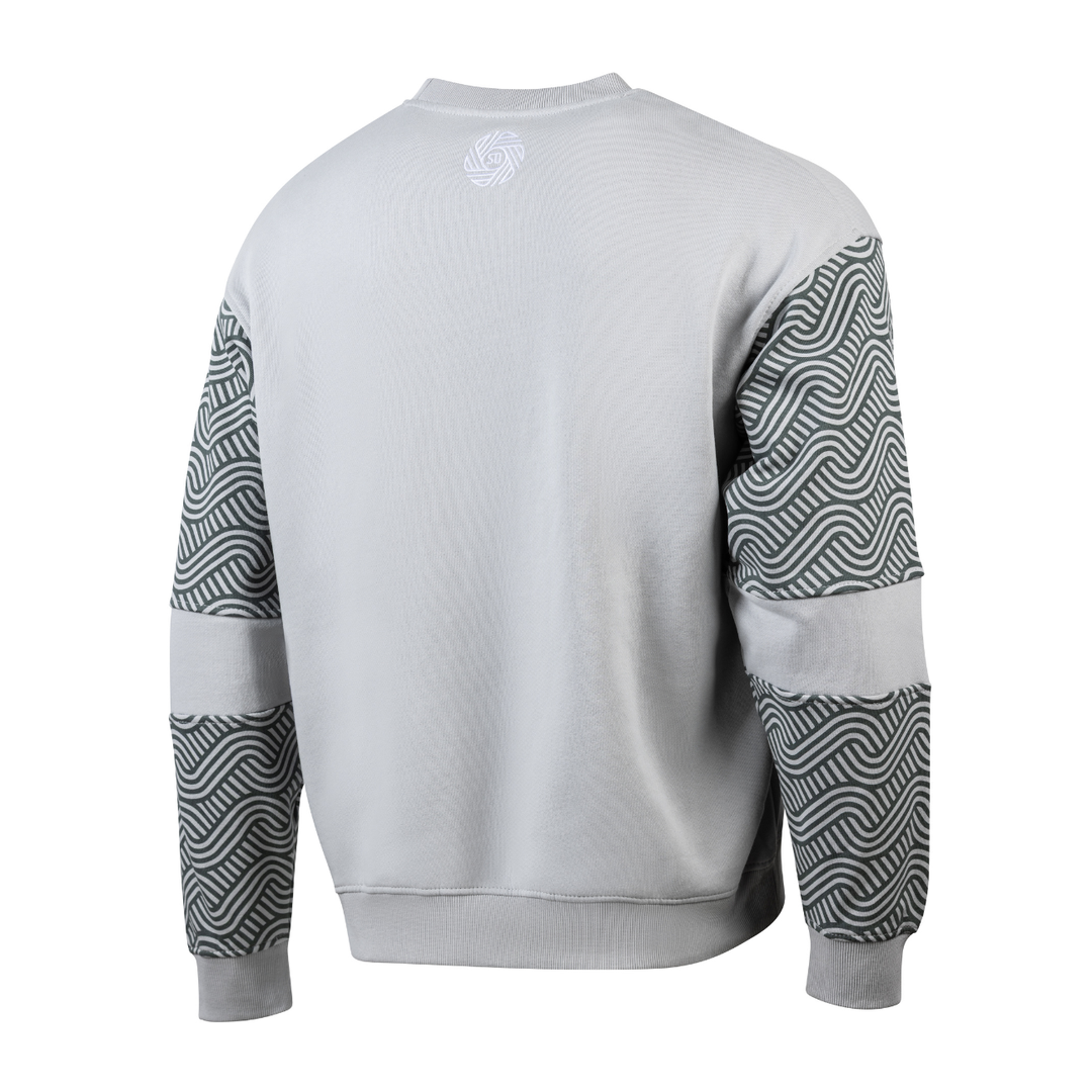Woven Block Crewneck