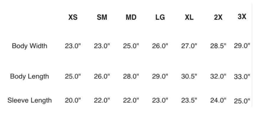 Size Guide