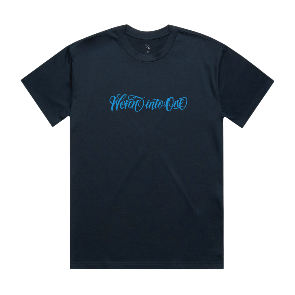 Woven Into One Navy Tee